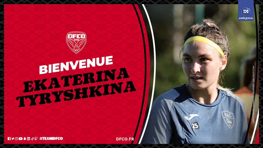 Ekaterina Tyryshkina s’est engagée pour une saison avec le DFCO